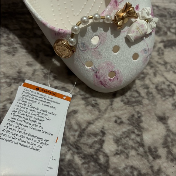 🎀🩰Crocs X Loveshackfancy Limited Edition Collaboration Ballerina Flats Sandals - Picture 8 of 15